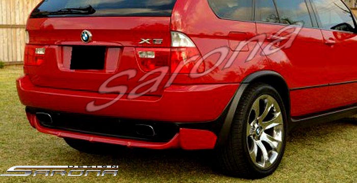Custom BMW X5 Rear Add-on  SUV/SAV/Crossover Rear Add-on Lip (2000 - 2006) - $490.00 (Part #BM-005-RA)